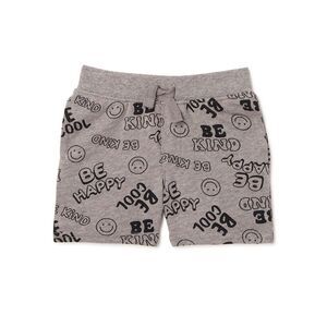 Garanimals Baby Boy’s Grey Be Kind, Be Happy, Be Cool Terry Shorts Size 24M